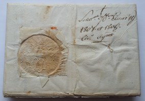 Sicilia - Antico manoscritto datato 1808 con splendido Tibro a secco
